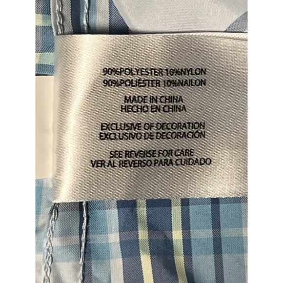 Eddie Bauer SS Adventure Shirt Women’s M Ancient Water Starling Plaid - Picture 5 of 9